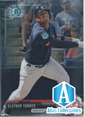 2017 Bowman Chrome Draft GLEYBER TORRES Rookie Card RC #BDC-200